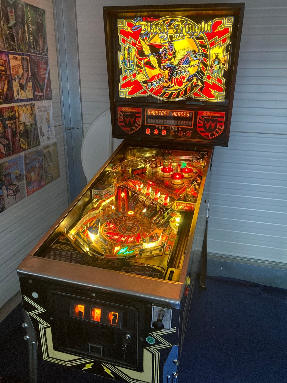 Black knight 2000 flipperkast, Enlèvement, Comme neuf, Flipper (jeu)