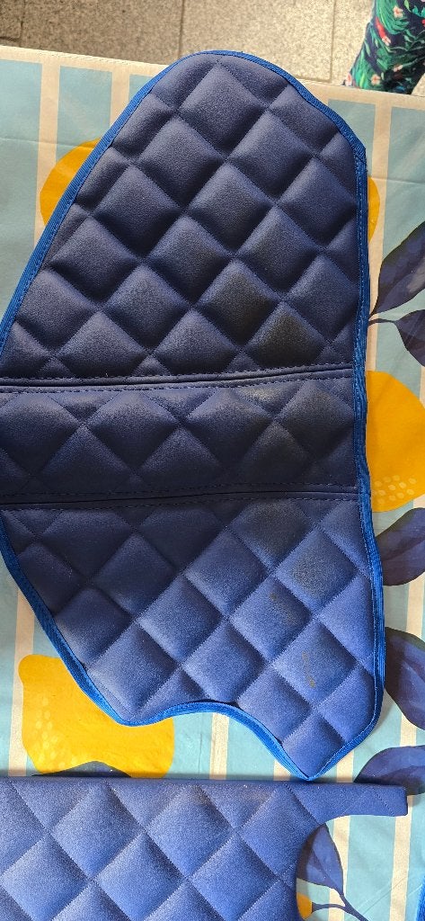 Blauw leder interieur, Ophalen, Gebruikt, Scania, Interieur en Bekleding
