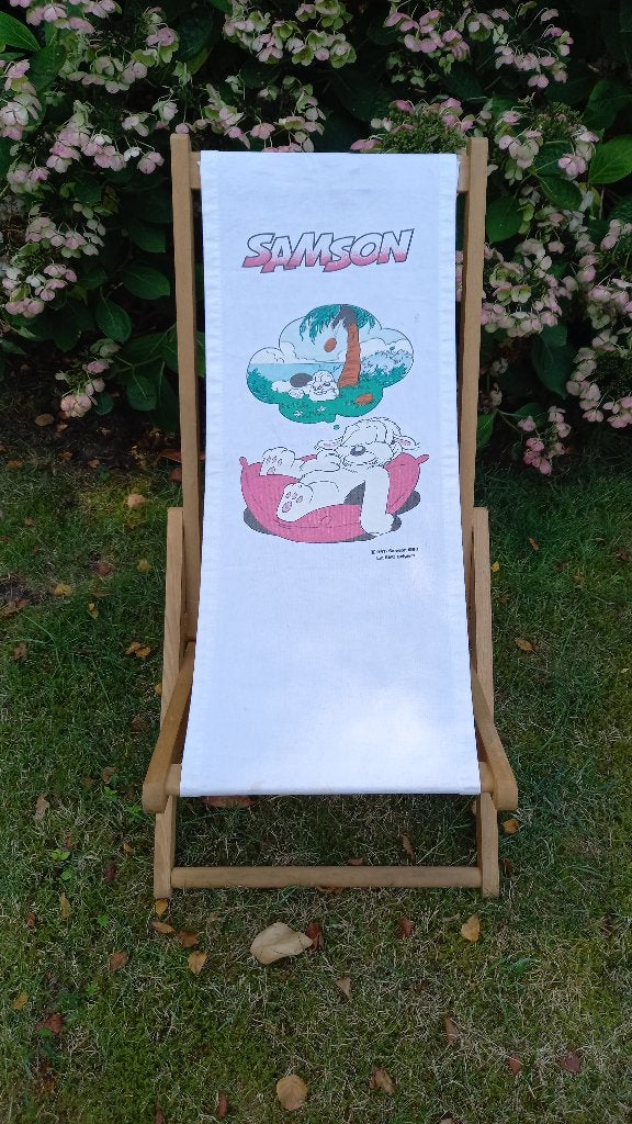 Chaise de plage Samson 1990, Enlèvement ou Envoi, Utilisé, TV, Ustensile