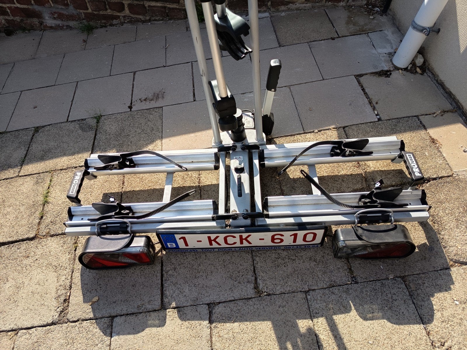 Porte-vélos d'attelage Pro-User Diamant pour 2 vélos, Autos : Divers, Porte-vélos, 2 vélos, Comme neuf, Enlèvement, Accessoire porte-vélos