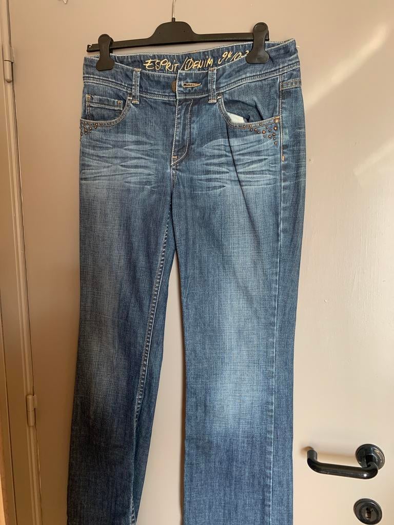 Gewassen blauwe jeans voor dames maat 31/34, Ophalen of Verzenden, Gedragen, Blauw, W27 (confectie 34) of kleiner