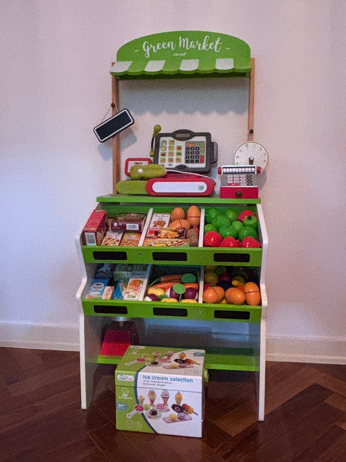 Marche en bois Janod complet, Enlèvement, Comme neuf, Meuble ou Kitchenette