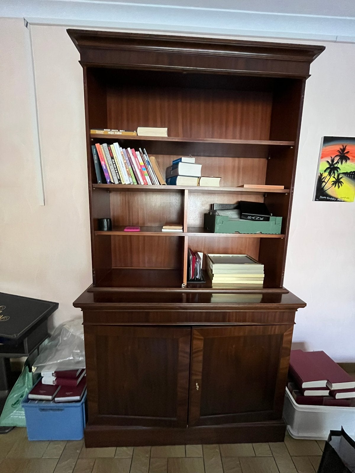 Bibliotheek kast gratis, Huis en Inrichting, Ophalen, Zo goed als nieuw