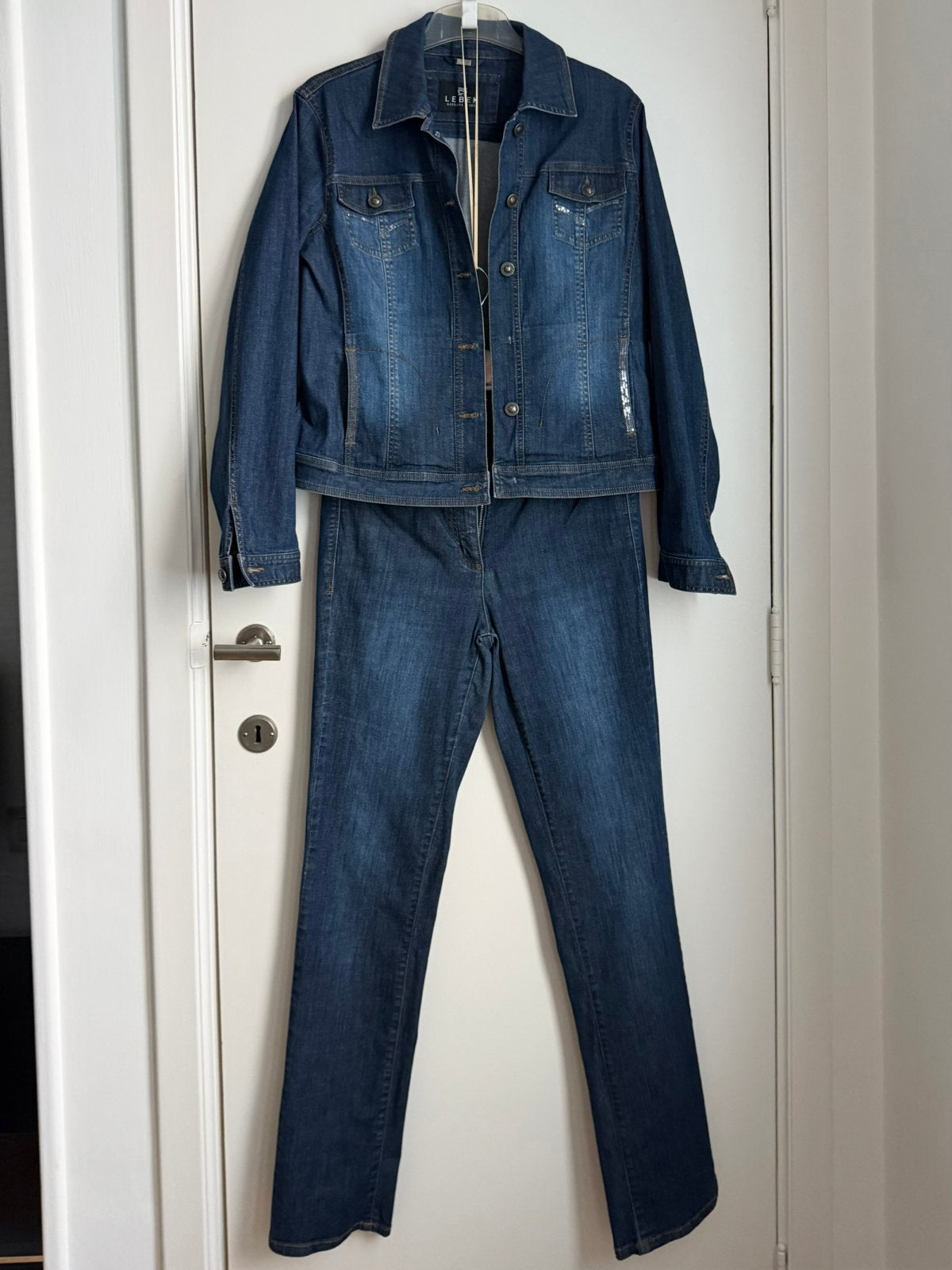 Ensemble en jeans LEBEK, Enlèvement, Comme neuf, Bleu, W30 - W32 (confection 38/40)