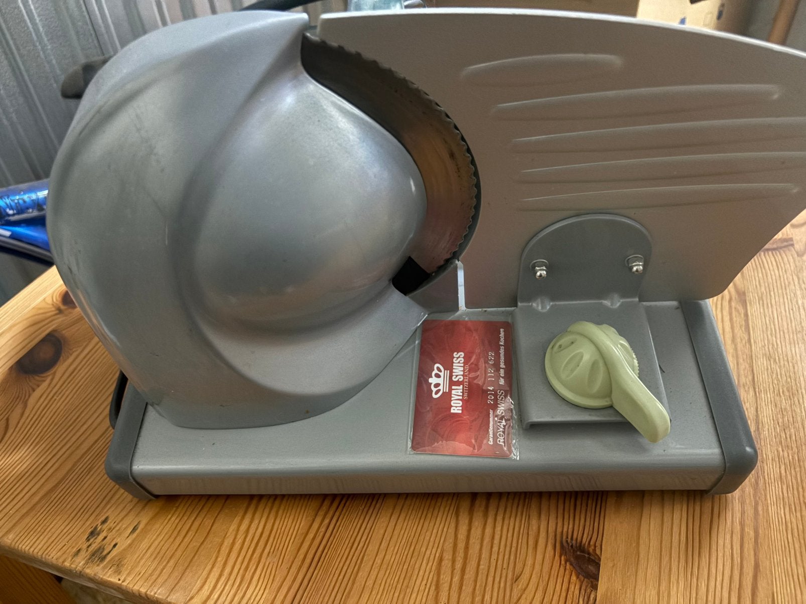 Snijmachine, Ophalen, Zo goed als nieuw
