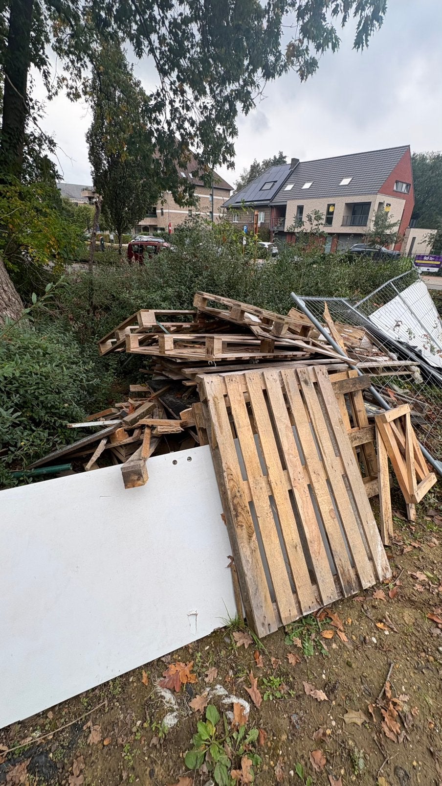 Palettes et bois gratuits, Enlèvement