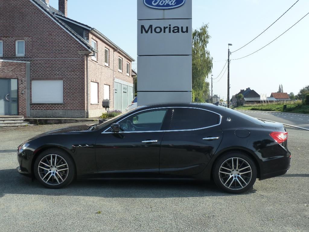 maserati Ghibli, Auto's, Maserati, Automaat, 4 deurs, Zwart, Leder