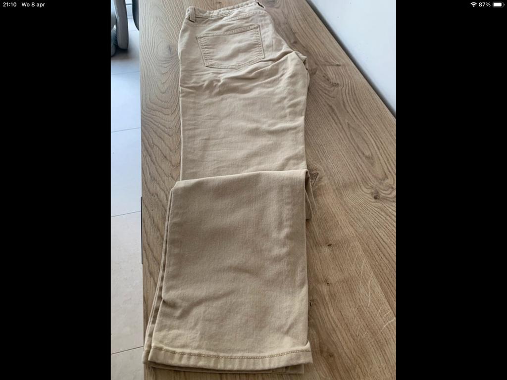 herenbroek beige, Ophalen of Verzenden, Zo goed als nieuw, Beige
