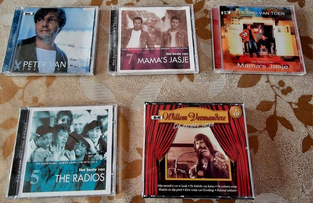 4 nederlandstalige cd's, Cd's en Dvd's, Ophalen, Gebruikt