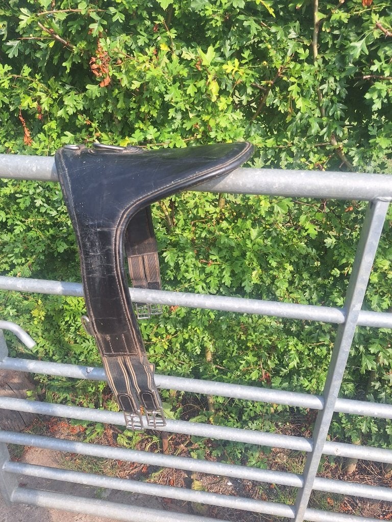 Lederen springsingel - 120cm, Dieren en Toebehoren, Paarden en Pony's | Hoofdstellen en Tuigage, Gebruikt, Singel, Springen, Overige merken