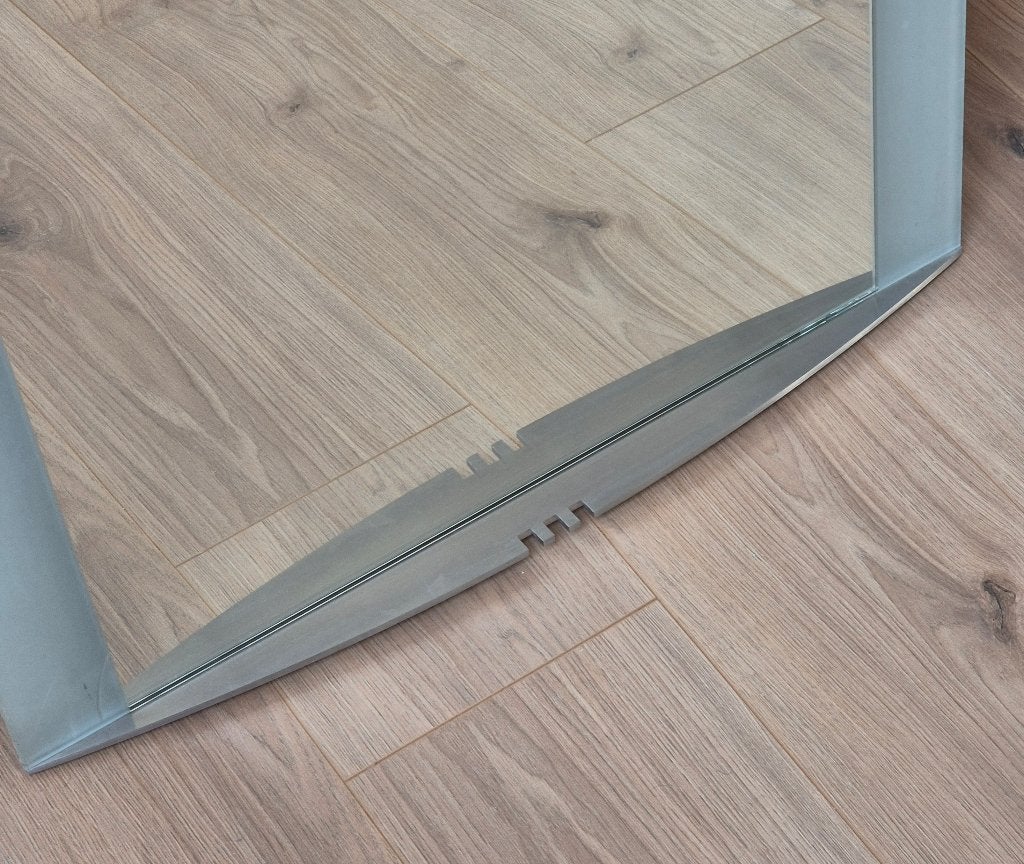 Miroir - inox brossé - lumineux, Moins de 100 cm, Enlèvement, Utilisé, 50 à 75 cm