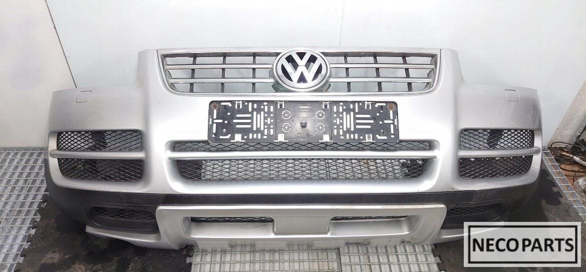 VW TOUAREG 7L I 02-07 LAK: LA7W BUMPER COMPLEET LEVERBAAR!!, Volkswagen, -, Garde-boue, Utilisé