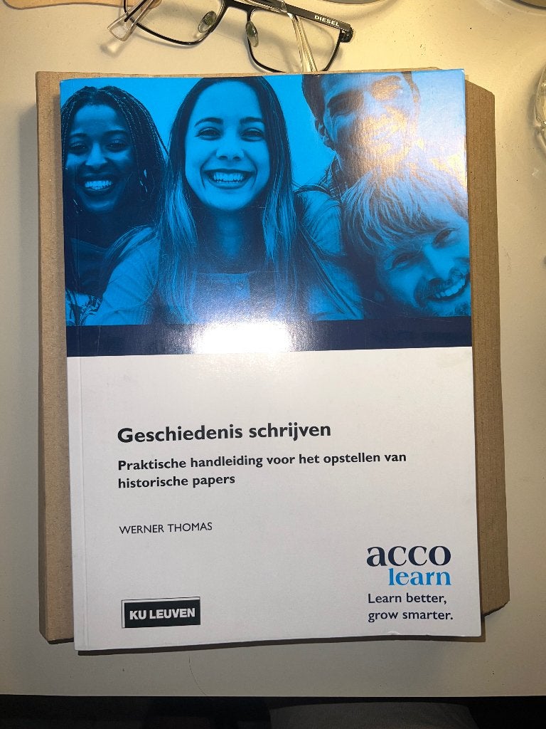 Geschiedenis schrijven, Boeken, Studieboeken en Cursussen, Ophalen of Verzenden, Nieuw, Hoger Onderwijs, Acco