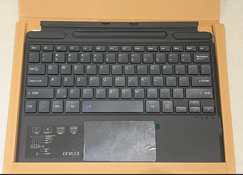 Windows Surface proX toetsenbord qwerty, Computers en Software, Toetsenborden, Ophalen, Opvouwbaar, Refurbished, Draadloos