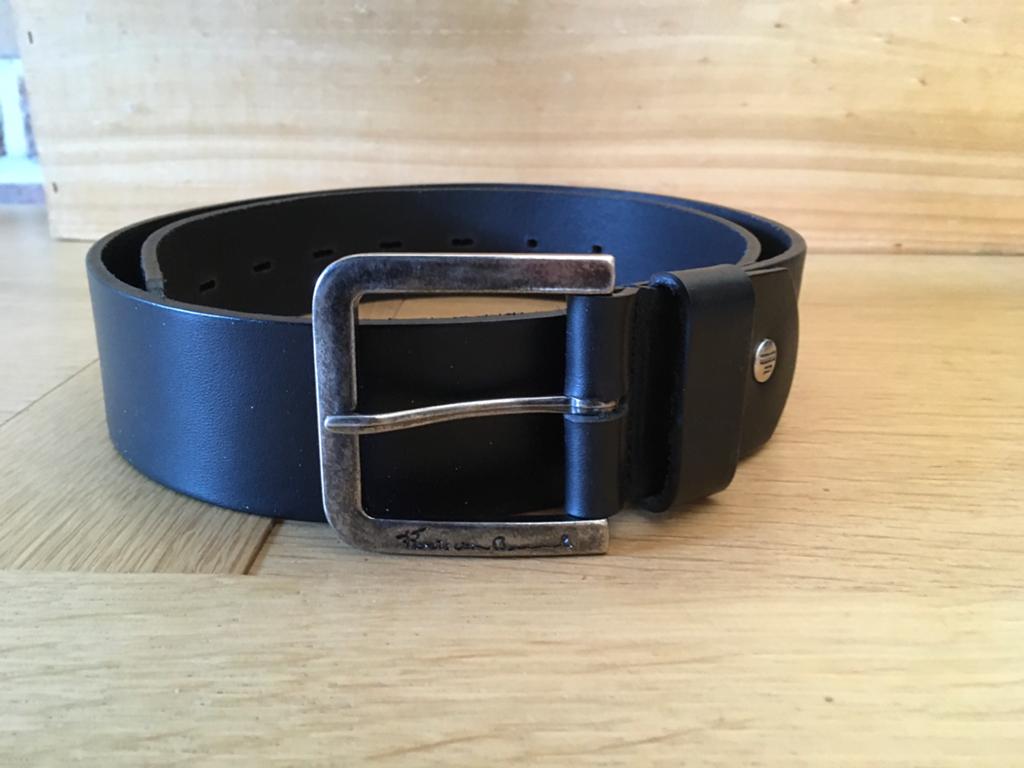 Ceinture en cuir noir Floris Van Bommel, Vêtements | Hommes, Ceintures, Enlèvement ou Envoi, Comme neuf, Noir