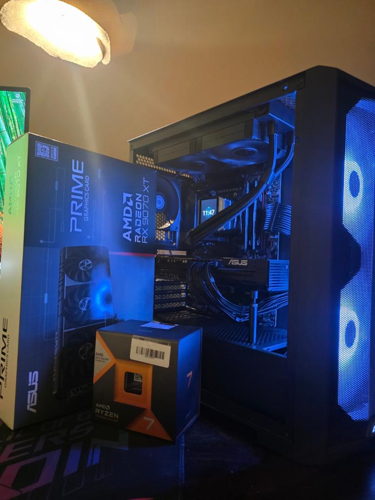 Gaming Pc - 7800X3D + 9070 XT + 64GB DDR5 !, 64 GB of meer, Virtual Reality, Nieuw, Ophalen of Verzenden