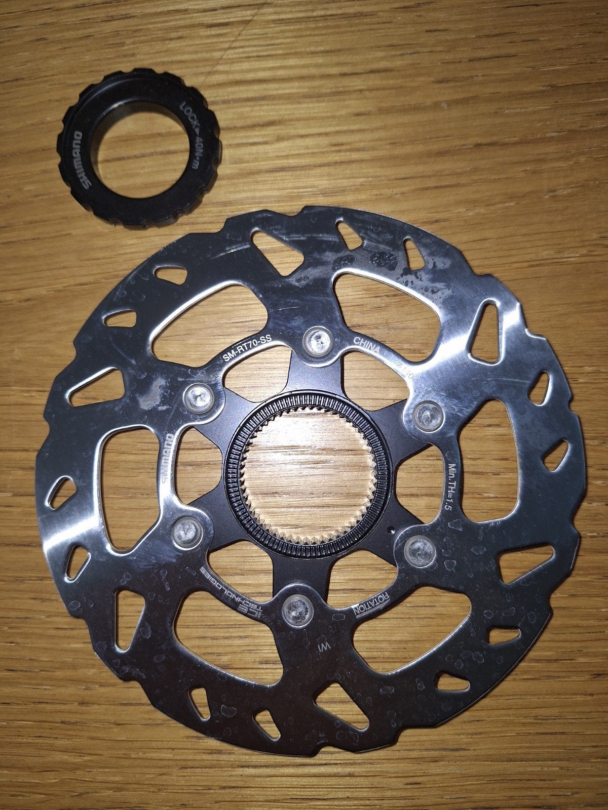 SM-RT70-SS diameter 140 shimano rotor remschijf, Ophalen of Verzenden