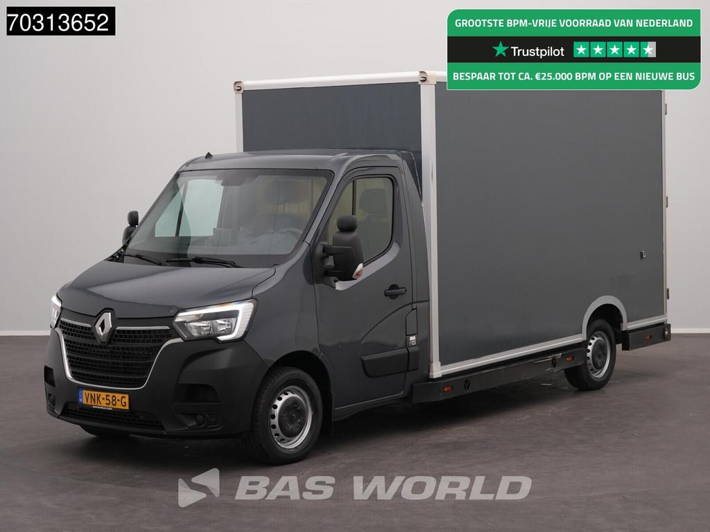 Renault Master 150PK Luchtvering Automaat Bakwagen LED Airco, Auto's, Bestelwagens en Lichte vracht, Automaat, 2443 kg, Stof, Gebruikt
