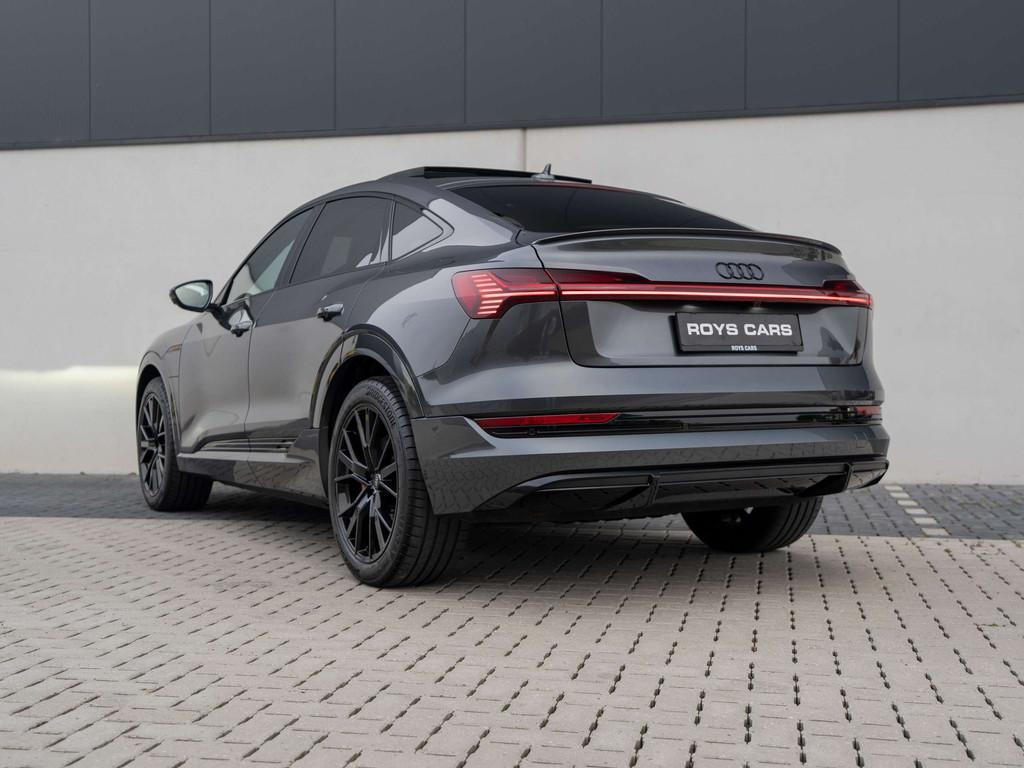 Audi e-tron Sportback S-line -PANO/SPORTZETELS/CAMERA/ZETELV, Auto's, Automaat, 230 kW, Gebruikt, Zwart