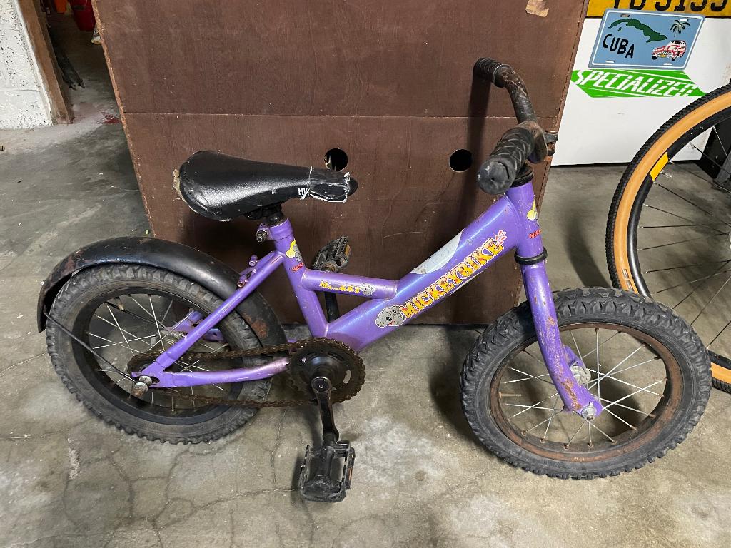 Vélo enfant 14 pouces, Enlèvement, Utilisé, Moins de 16 pouces