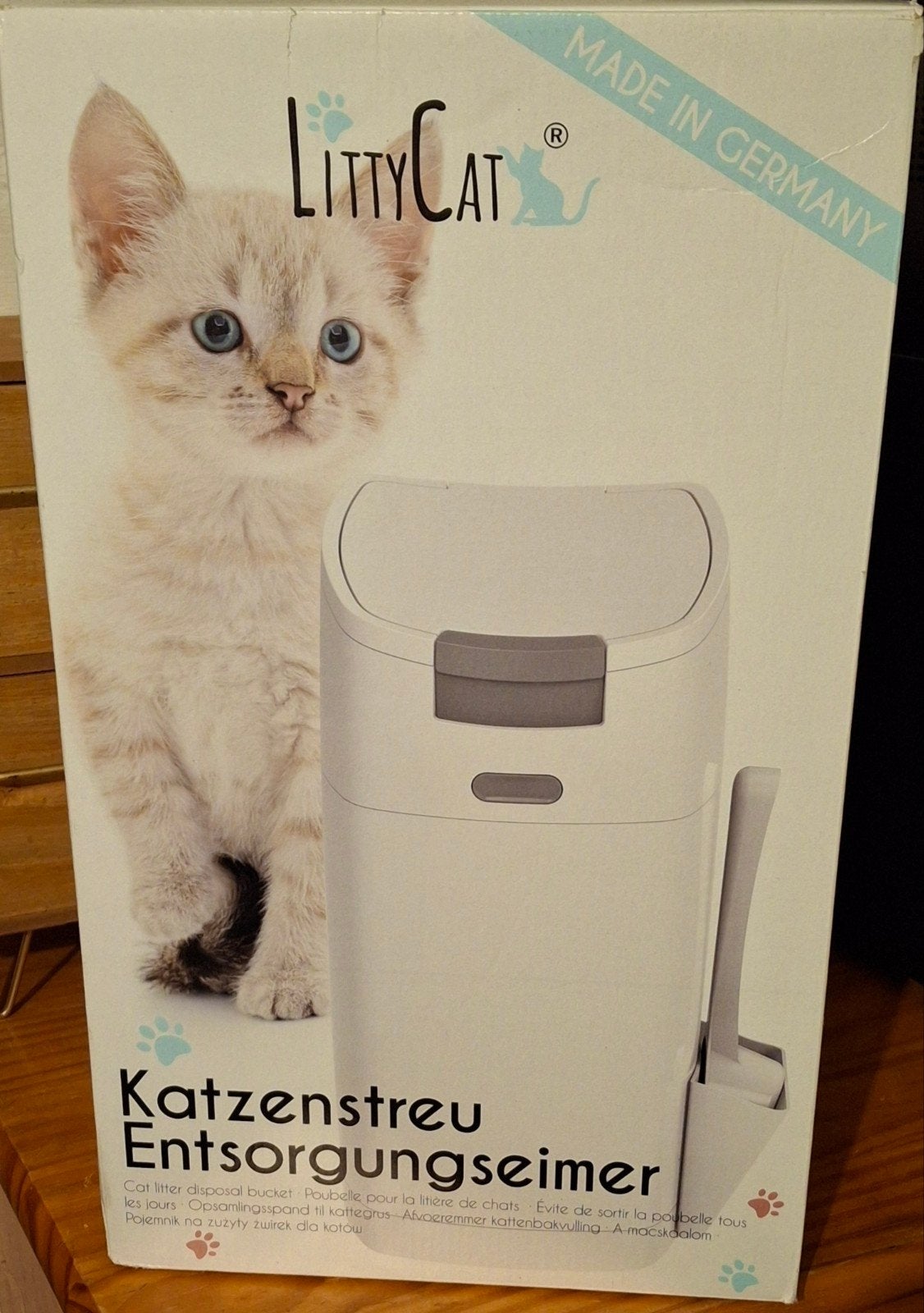 Poubelle pour litière chat, Animaux & Accessoires, Bacs à litière, Enlèvement ou Envoi, Neuf, Fermé