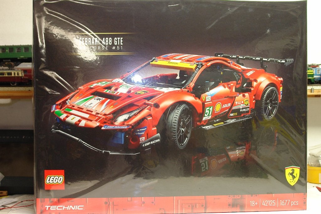 LEGO Technic Ferrari 488 GTE AF Corse #51, Hobby en Vrije tijd, Modelbouw | Auto's en Voertuigen, Overige merken, Auto, Groter dan 1:32