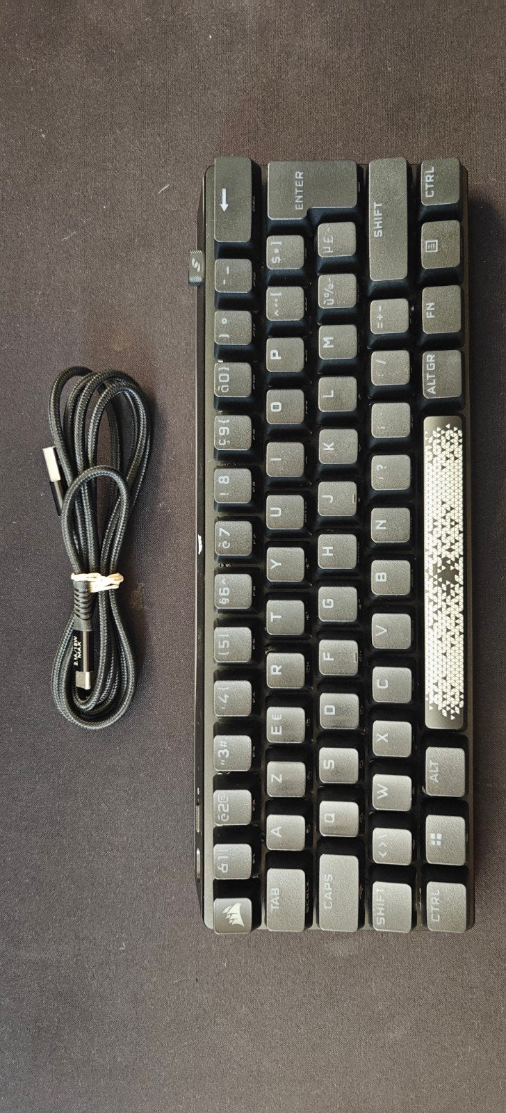 Corsair K70 Pro Mini Wireless RGB, Computers en Software, Ophalen, Gaming toetsenbord, Azerty, Zo goed als nieuw