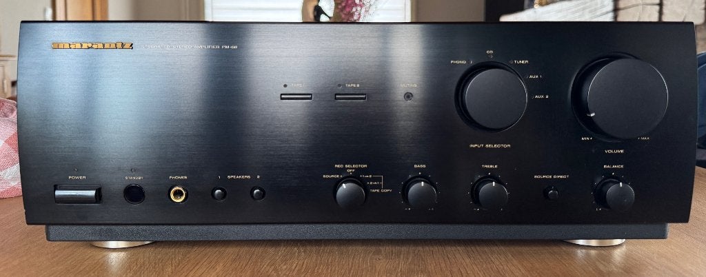 Marantz PM-68 versterker, Audio, Tv en Foto, Zo goed als nieuw, 60 tot 120 watt, Stereo, Ophalen
