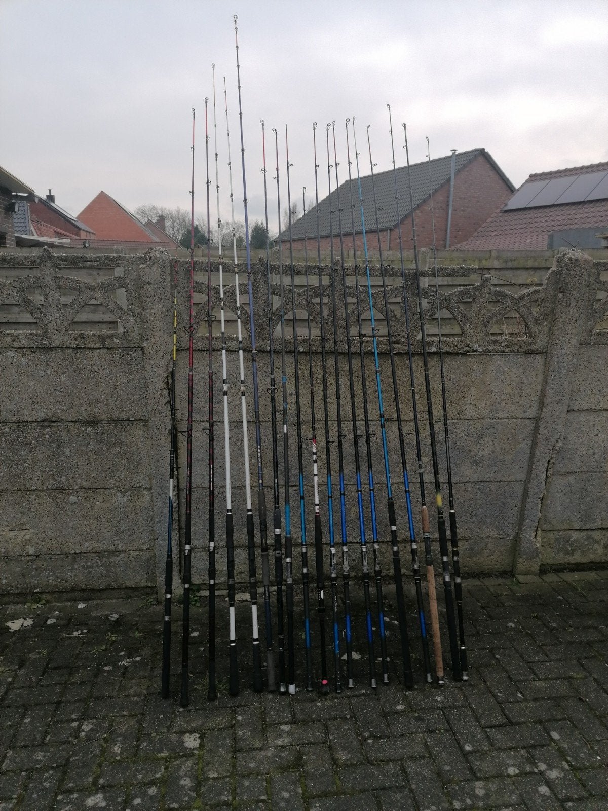 bâtons de pêche en mer, Enlèvement