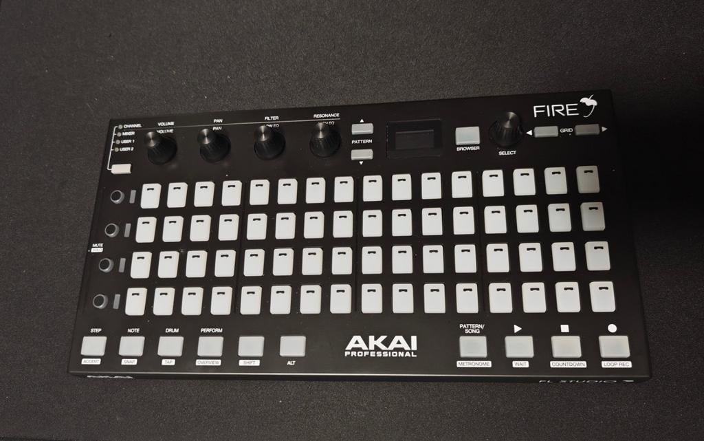 Akai fire fl studio controller te koop of ruil, Ophalen, Zo goed als nieuw