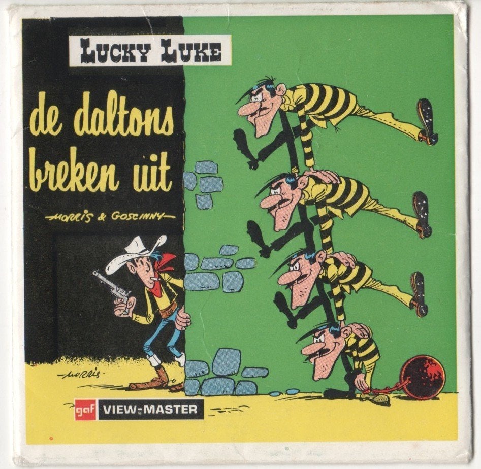View-master Lucky Luke L'évasion des Daltons B 455 NL, Enlèvement ou Envoi