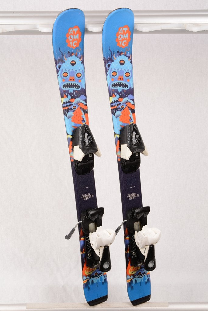 SKIS 80 cm pour enfants ATOMIC RASCAL, track rocker, bleu, Moins de 100 cm, Carving, Skis, Utilisé