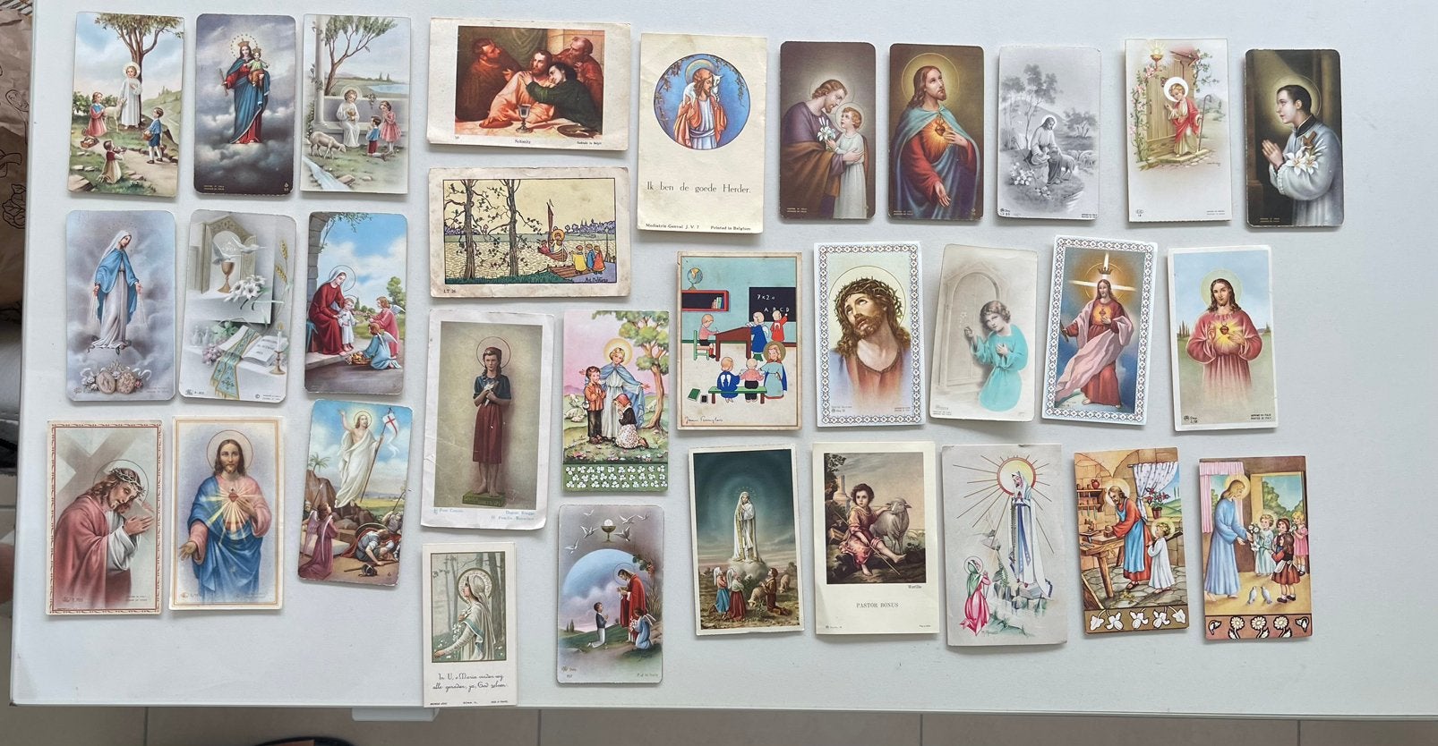 religieuze prentjes Belgische & Italiaanse druk, Verzamelen, Ophalen of Verzenden