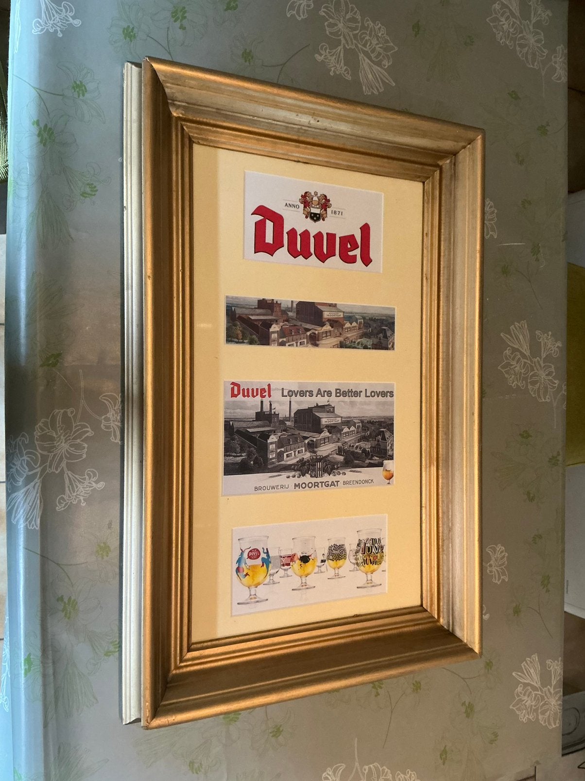 Grand cadre déco DUVEL luxe, Collections, Enlèvement ou Envoi, Comme neuf, Duvel