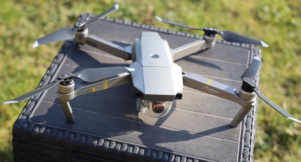 “DJI Mavic Pro Platinum + 3 batterijen – TOPSTAAT”, 250 à 900 g, Enlèvement ou Envoi, Qualité supérieure, 1 à 5 km