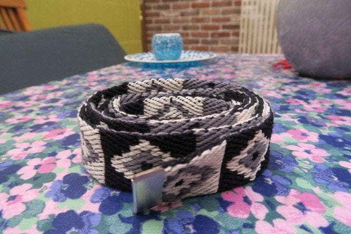 Riem bohemien 175 cm - breedte 3,5 cm, Kleding | Dames, Riemen en Ceinturen, Overige kleuren, Nieuw, Tailleriem, Ophalen of Verzenden
