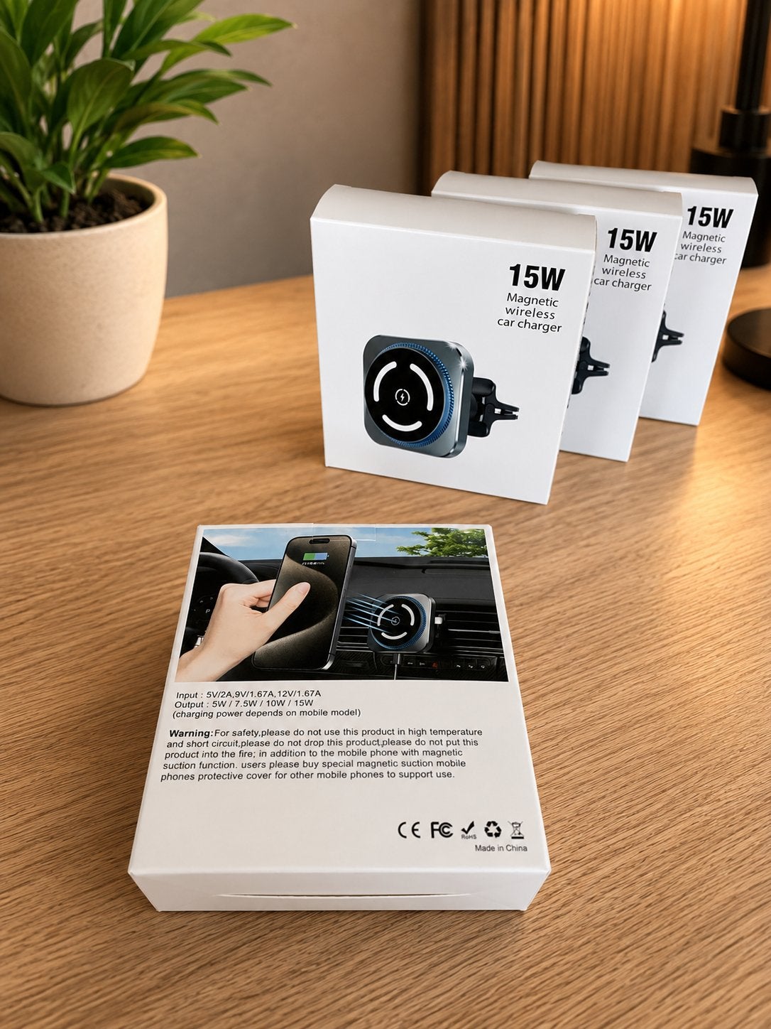 Chargeur magnétique 15W, Télécoms, Supports de téléphone, Enlèvement ou Envoi, Neuf