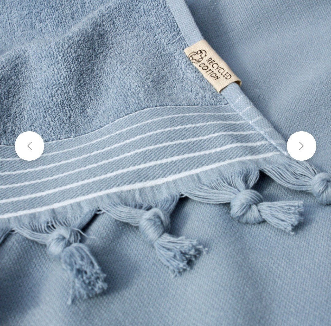 Hammamdoek XXL blauw *Nieuw*, Huis en Inrichting, Badkamer | Badtextiel en Accessoires, Ophalen of Verzenden, Nieuw