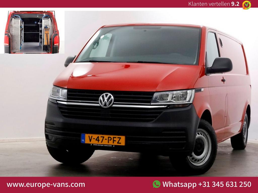Volkswagen Transporter T6.1 2.0 TDI 110pk Lang Airco/Inricht, Rouge, Achat, Entreprise, Electronic Stability Program (ESP)