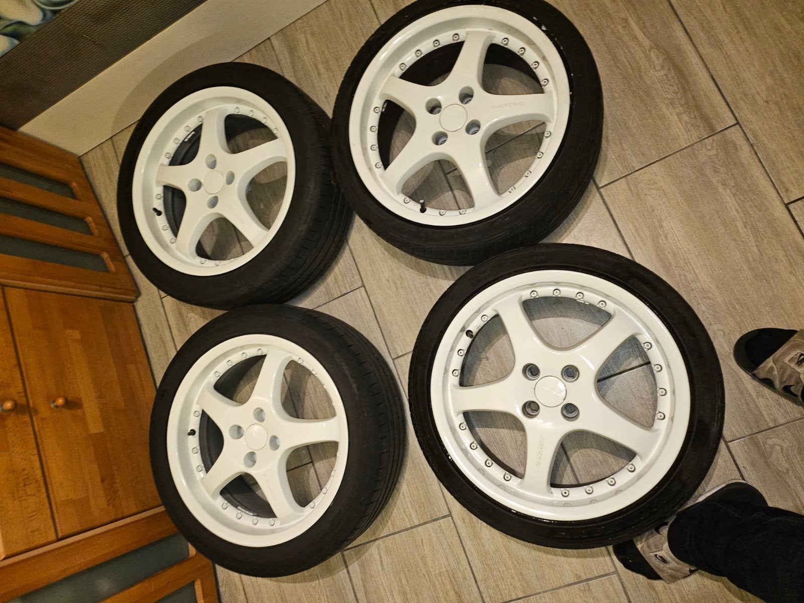 Canonica 17inch breedset, Auto-onderdelen, Ophalen, 215 mm, Banden en Velgen, 17 inch