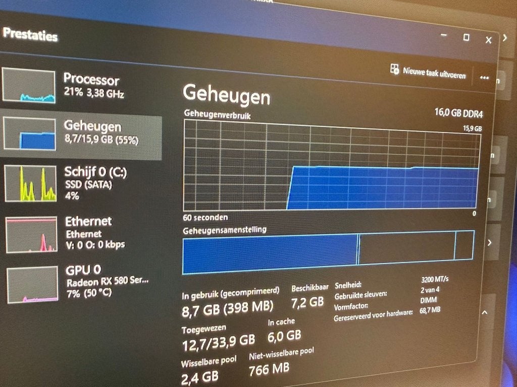Gaming pc, Computers en Software, Desktop Pc's, Ophalen, Gebruikt, Virtual Reality, AMD Ryzen 7