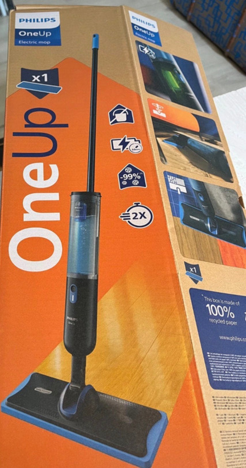 Philips one up dweil, Huis en Inrichting, Schoonmaakartikelen, Ophalen, Mop of Dweil