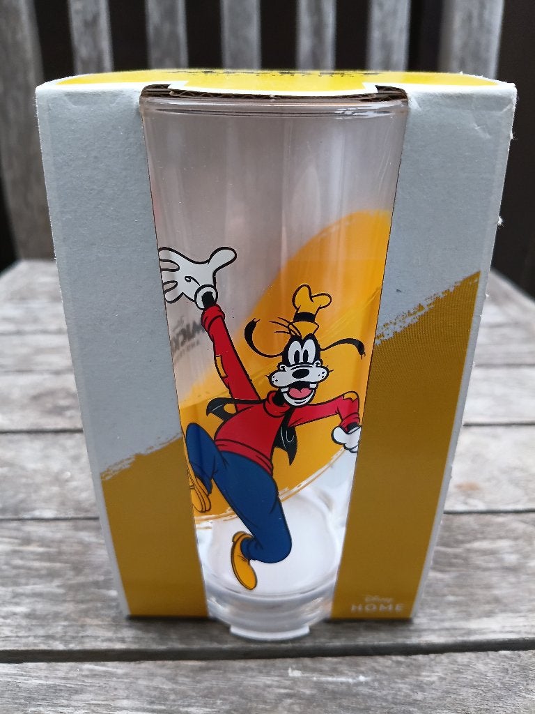 Disney glas, Verzamelen, Disney, Ophalen, Goofy of Pluto, Nieuw, Servies
