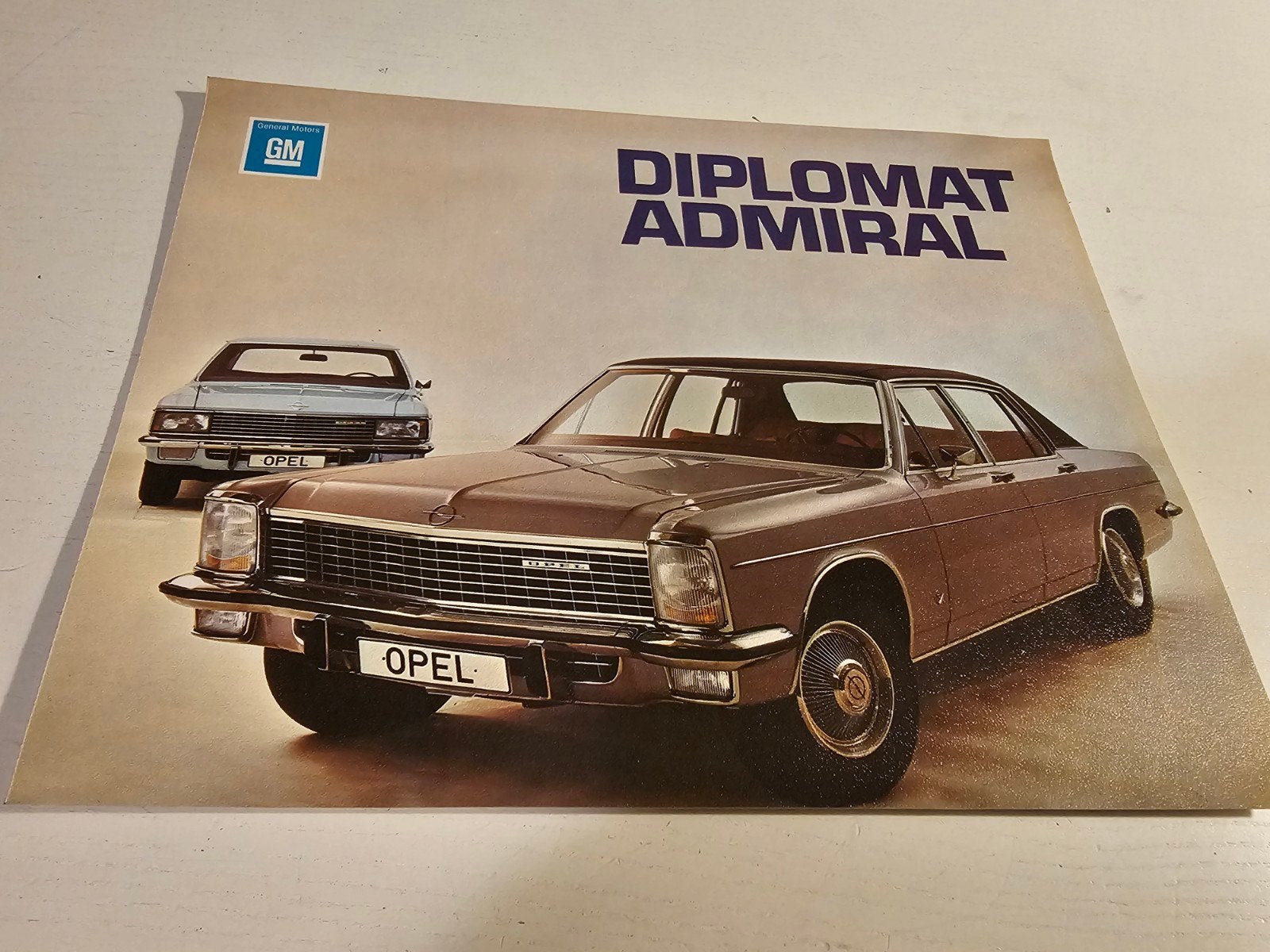 brochure publicitaire originale en néerlandais pour l'Opel D, Enlèvement ou Envoi