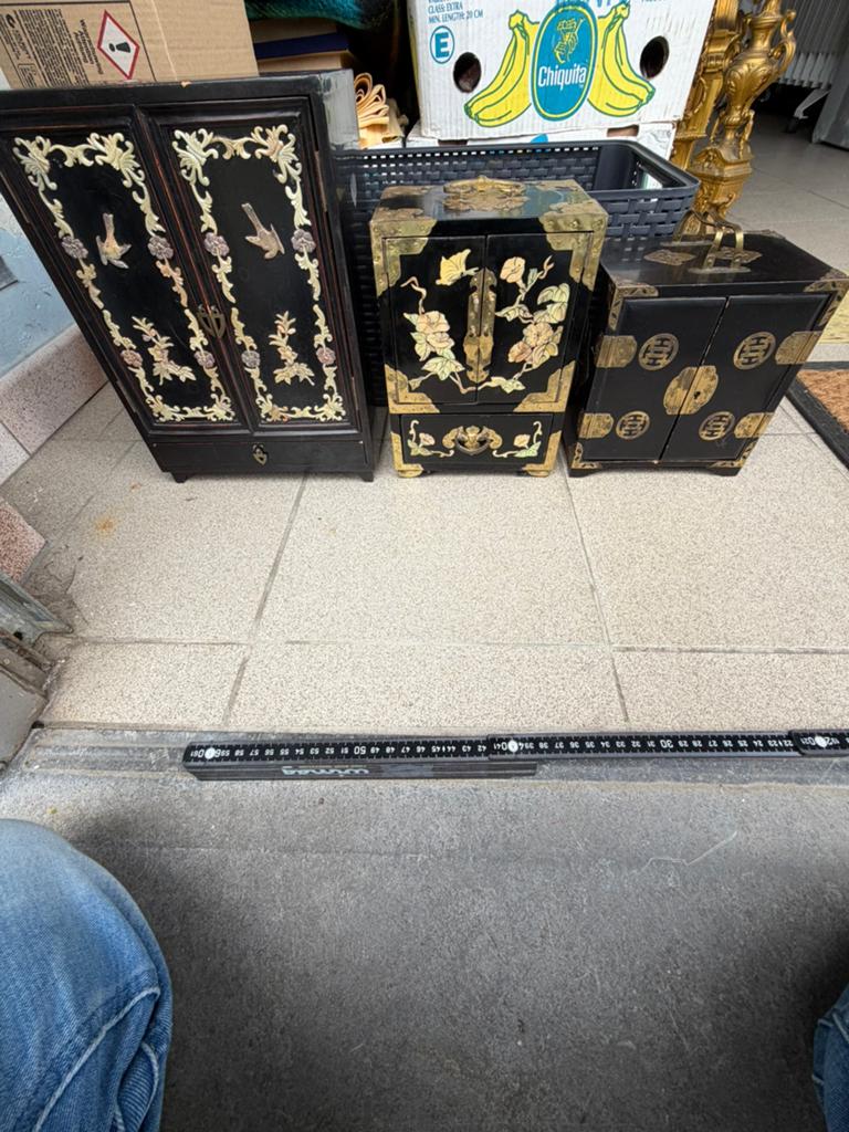 3 antieke chinese juwelenkastjes, Huis en Inrichting, Ophalen, Zo goed als nieuw
