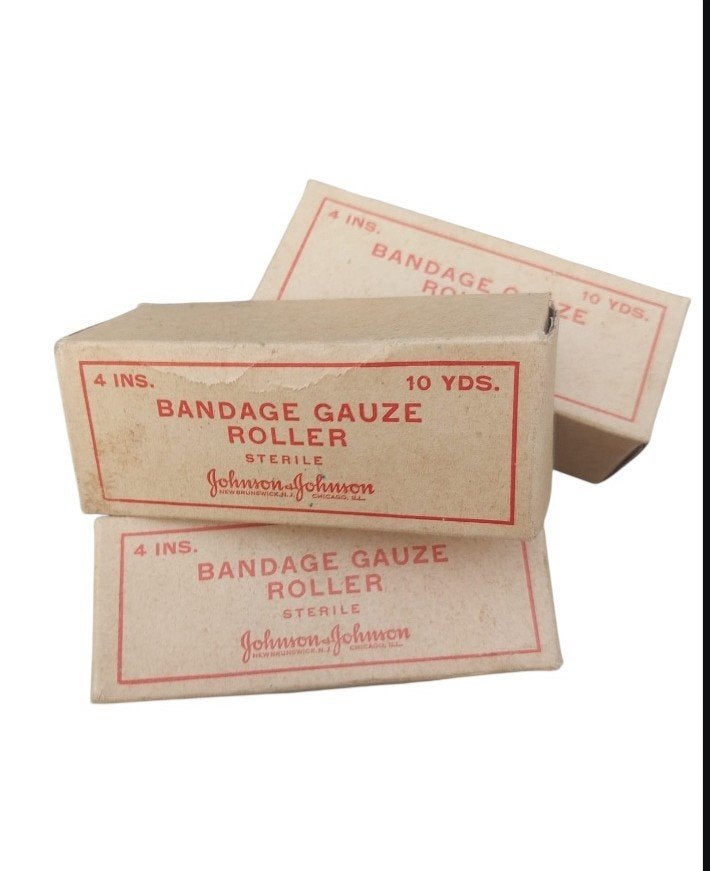 Rouleau de gaze à bandage du Corps médical de l'armée améric, Collections, Objets militaires | Seconde Guerre mondiale, Enlèvement ou Envoi