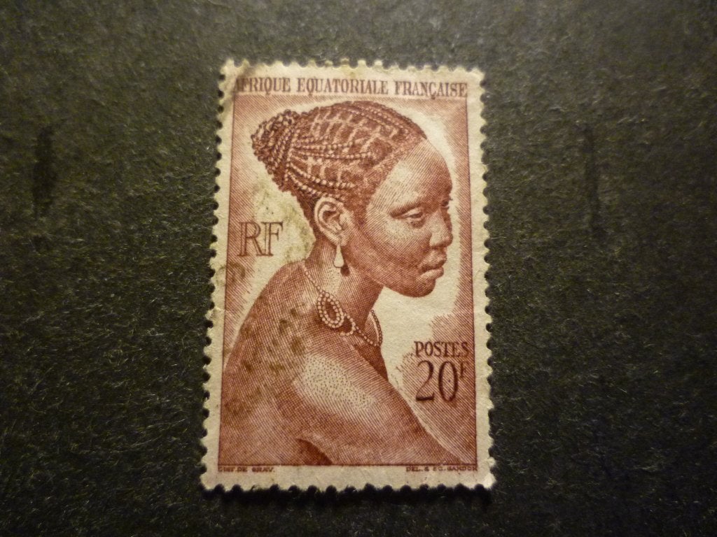 Afrique équatoriale française 1947 Mi FR-EQ 279(o) Oblitéré, Envoi, Affranchi
