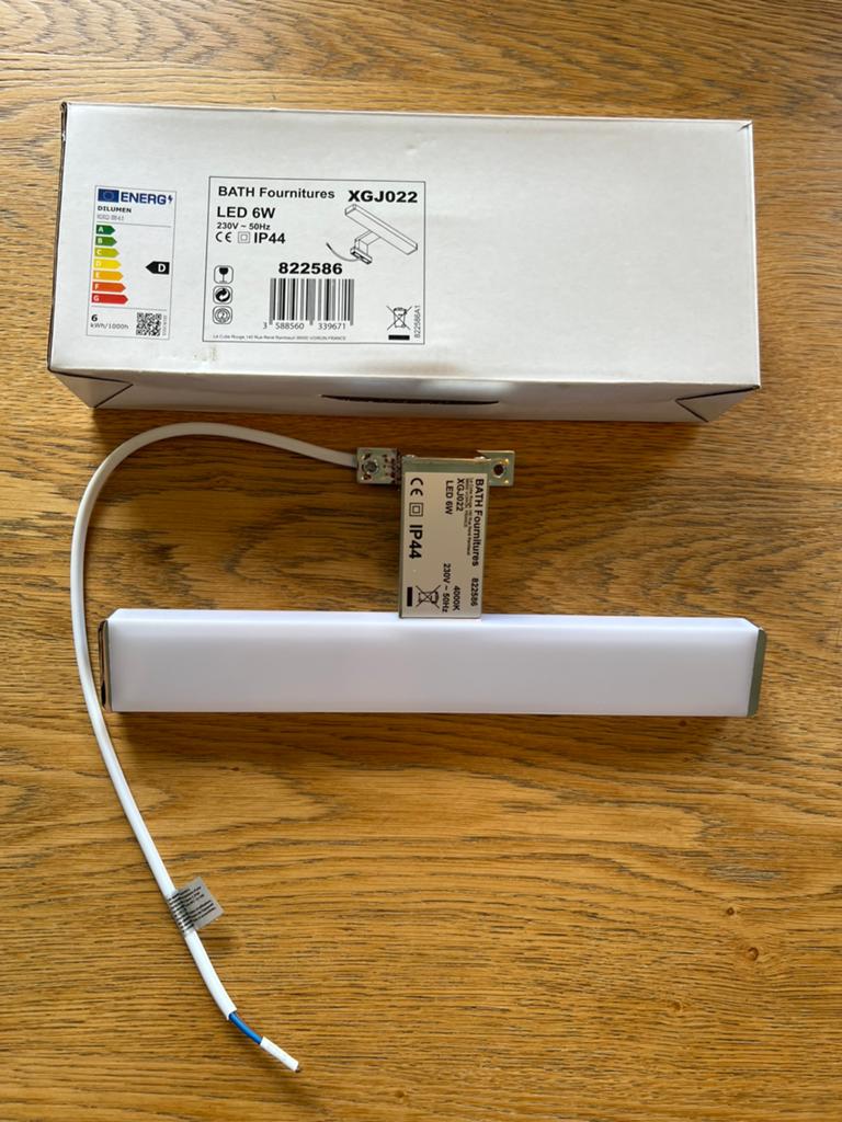 Badkamerlamp voor boven spiegel, Huis en Inrichting, Verzenden, Nieuw
