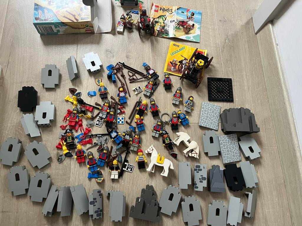 Lego ridders en piraten lot, Ophalen of Verzenden, Gebruikt, Lego