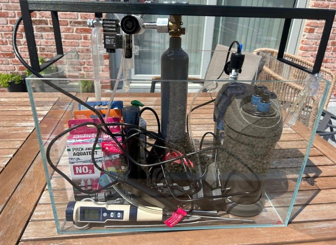 Asuascaping starterset compleet - direct klaar voor gebruik!, Dieren en Toebehoren, Ophalen, Verwarming, Zo goed als nieuw, Chihiros